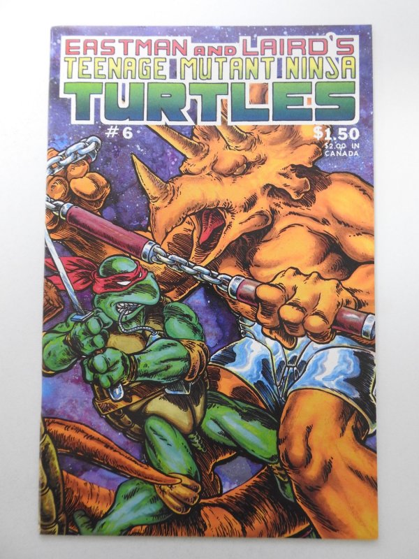 Teenage Mutant Ninja Turtles #6 (1986) Signed Easton/Laird Sharp VF- Condition!