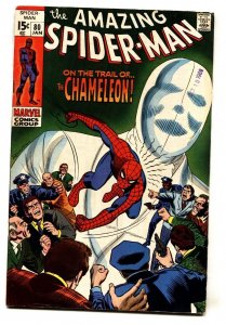 Amazing Spider-man #80--1970-- Chameleon appearance-- Marvel --VG