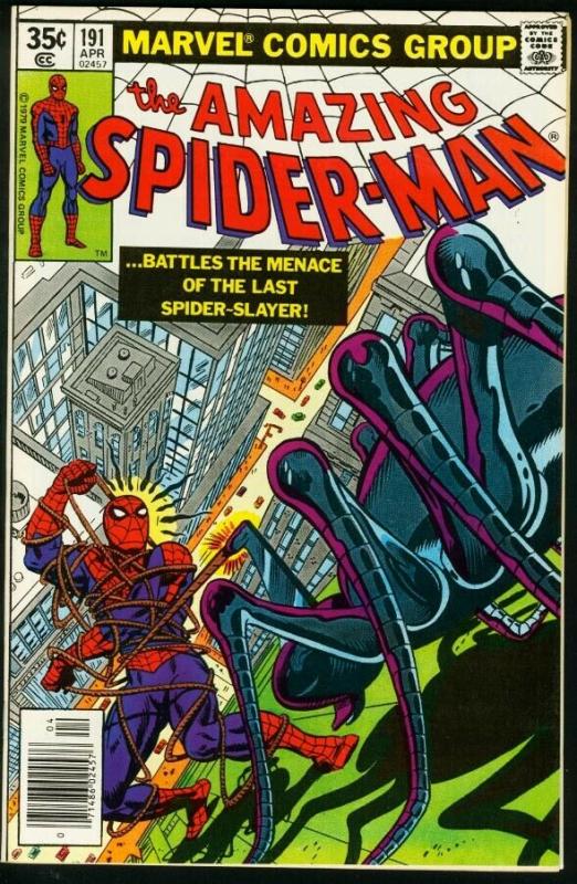 AMAZING SPIDER-MAN #191-1979-COOL-MARVEL-SPIDEY!-very fine VF