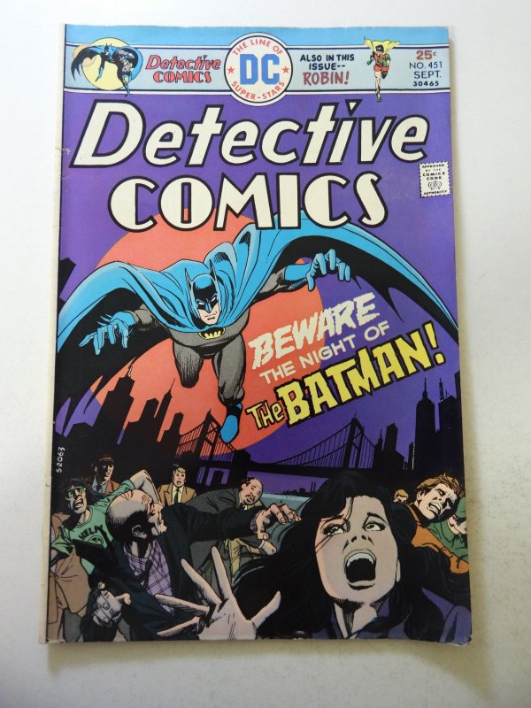 Detective Comics #451 (1975) FN- Condition