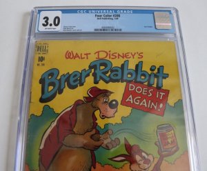 Disneys Four Color #208 Brer Rabbit CGC 3.0 1949 Dell Comics