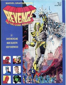 REVENGE of the LIVING MONOLITH / MARVEL Graphic Novel #17, TPB, 1st, VF/NM, 1985