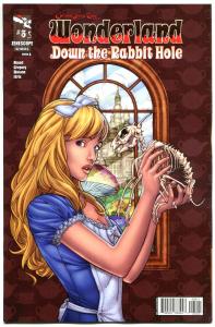 GRIMM FAIRY TALES Down the RABBIT HOLE #5 A, NM, 2013, Wonderland, more in store