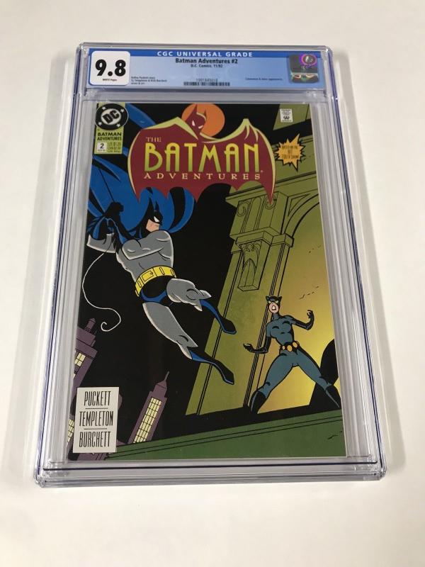 Batman Adventures 2 Cgc 9.8 White Pages Dc