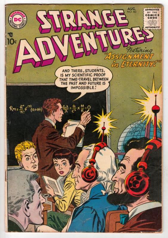 Strange Adventures #83 (Aug-57) VG/FN Mid-Grade 