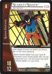 2004 Vs System Marvel - Web of Spider-Man #MSM-051 Scarlet Spider