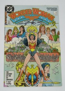 Wonder Woman #1 Signed by George Perez 1987 DC Comics VF/NM