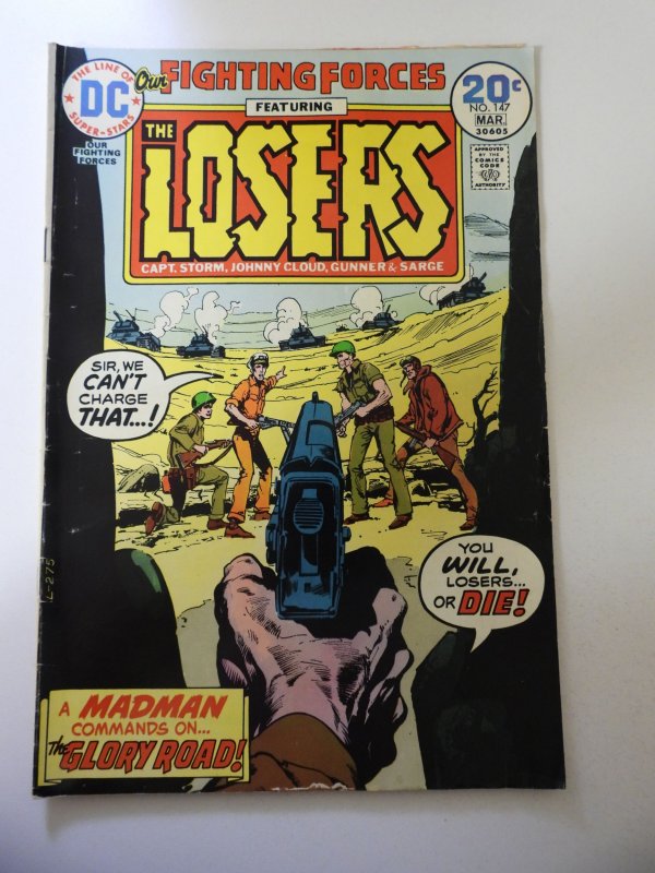 Our Fighting Forces #147 (1974) VG+ Condition