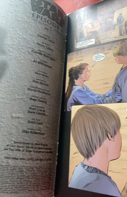 STAR WARS EPISODE 1 THE PHANTOM MENACE #3RAY PARK PHOTO VARIANT COVER