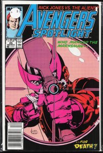 Avengers Spotlight #25 (1989) Hawkeye