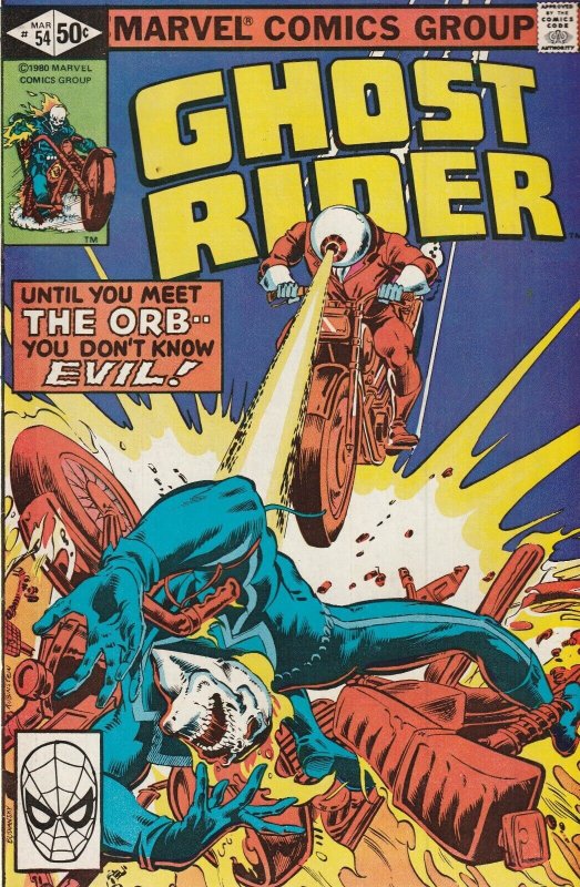 Ghost Rider # 54 Cover A VF+ Marvel 1981 [B5]