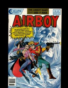 Lot of 12 Airboy Eclipse Comics Comic Books #38-48, Airboy Meets Prowler #1 JF21