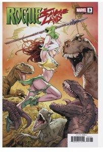 ROGUE THE SAVAGE LAND #3 MARVEL COMICS 2025 GREG LAND VARIANT NM