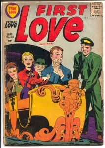 First Love Illustrated #68 1956-Harvey Jack Kirby cover-Bob Powell-VG-