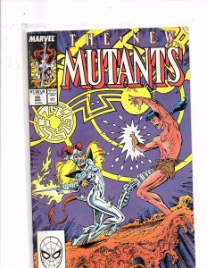 Marvel Comics (1983) New Mutants #66 Cannonball, Sunspot, Warlock,Spyder 1st app