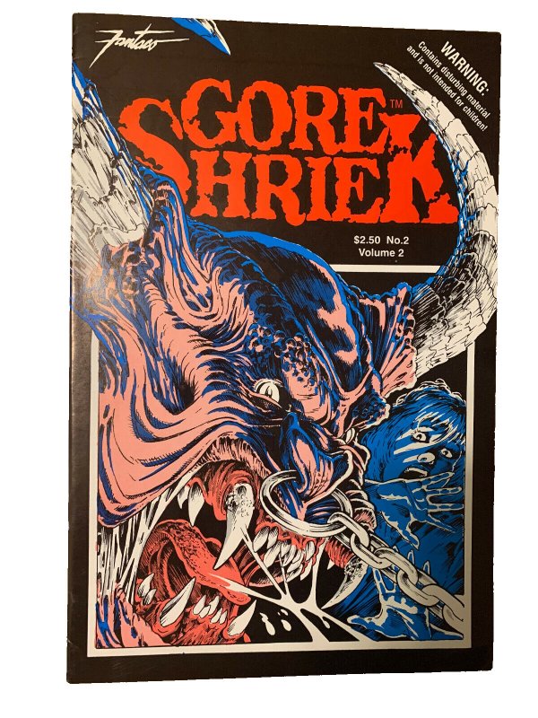 GORE SHRIEK 2 VOL 2 FANTACO HORROR COMIC BOOK 1ST PRINT 1990