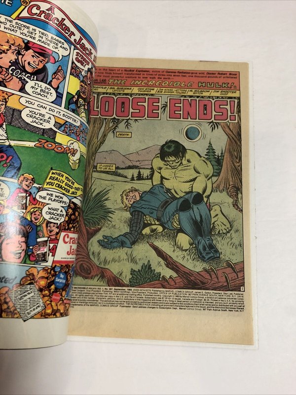Incredible Hulk (1983) # 287 (NM) Canadian Price Variant CPV !