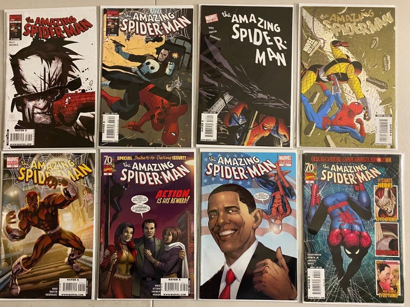 Amazing Spider-Man lot #553-599 + Annual Marvel 2nd (avg 7.0) 37 diff (2008-'09)