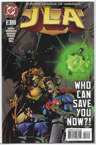 JLA (vol. 1, 1997) #  3 VF/NM Morrison/Porter, White Martians