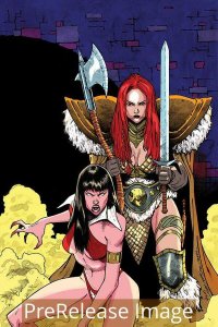 VAMPIRELLA RED SONJA (2019 DYNAMITE) #11 VARIANT 1:7 PEEPLES HOMAG PRESALE-09/09