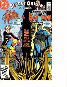 Lot Of 2 Comic Books DC Secret Origins #5 and #6 Superman Batman   ON10