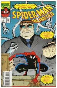 Spider-Man Unlimited #3 ORIGINAL Vintage 1993 Marvel Comics Dr Octopus