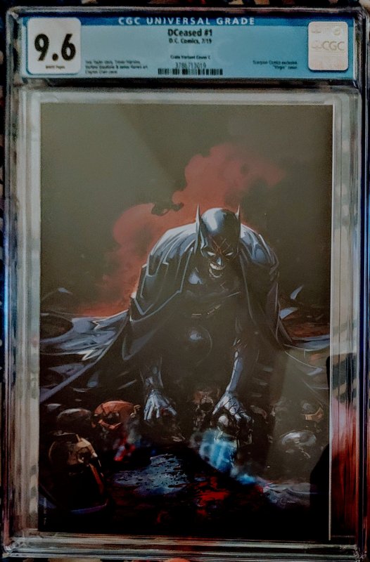 Dceased #1 CGC 9.6 Crain Virgin Variant Cover C