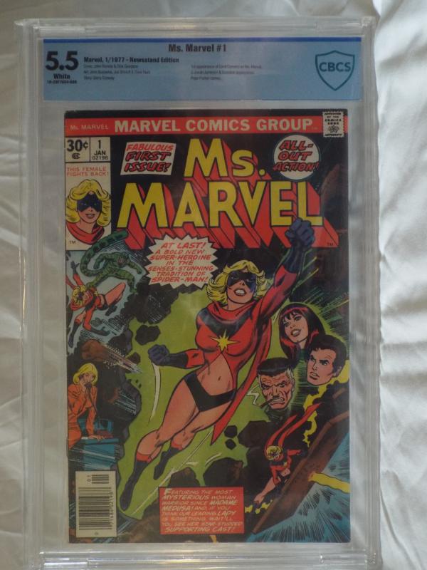 Ms. Marvel #1 (1977) - CBCS 5.5 - 1st Carol Danvers as Ms. Marvel