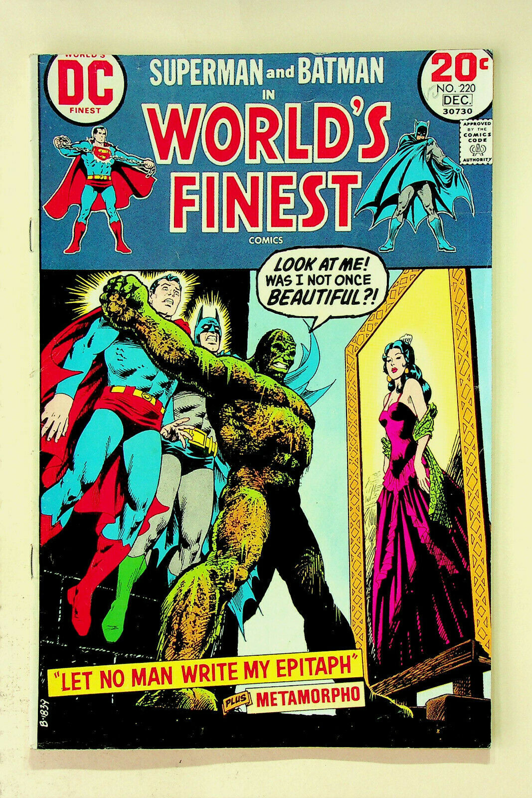 World s Finest 220 Nov Dec 1973 DC Fine Comic Books Bronze