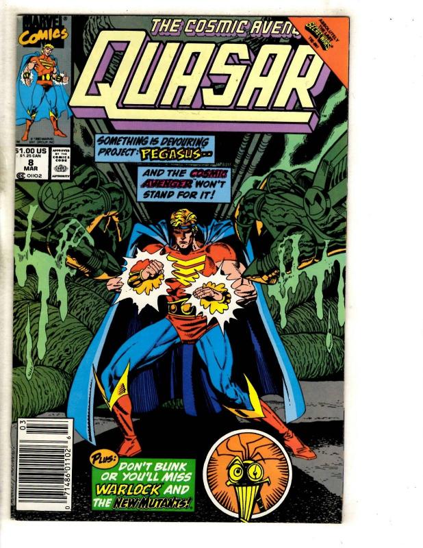 Lot Of 10 Quasar Marvel Comic Books # 1 2 3 4 5 6 7 8 9 10 Avengers Hulk DB5