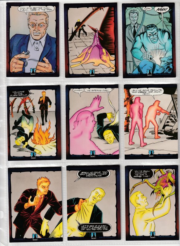 Dark Dominion # 0 Trading Cards  Rare Steve Ditko painted art ! 9  Cards !