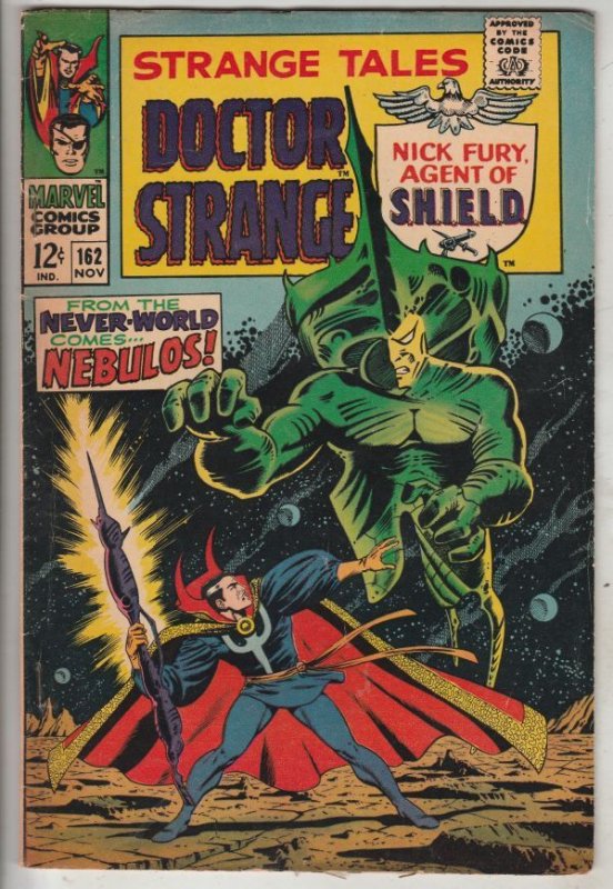 Strange Tales #162 (Nov-67) FN- Mid-Grade Nick Fury, Dr. Strange