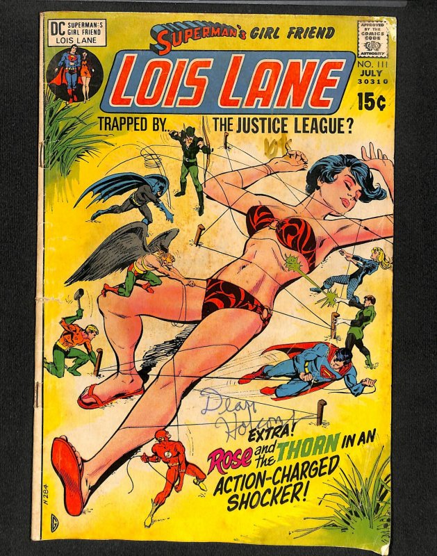 Superman's Girl Friend, Lois Lane #111