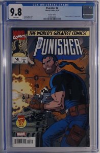 Punisher #4 (Marvel, 2024) Marvel Comics '97 Variant' Cover, CGC 9.8
