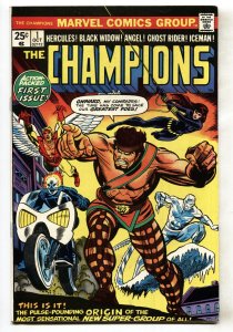 CHAMPIONS #1 First issue Ghost Rider -Marvel Comic Book 1975 VF-