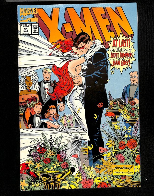 X-Men (1991) #30 Wedding of Scott Summers and Jean Grey!