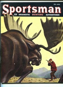 SPORTSMAN #1-APR 1953-HUNTING-BIG CATS-SOUTHERN STATES PEDIGREE-vf