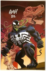 VENOM #1  (2021) TONY FLEECS VARIANT SIGNED SET TRADE/VIRGIN W/COA.