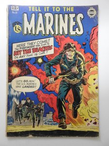 Tell It To the Marines #16  Great War Cover! Solid GVG Condition!