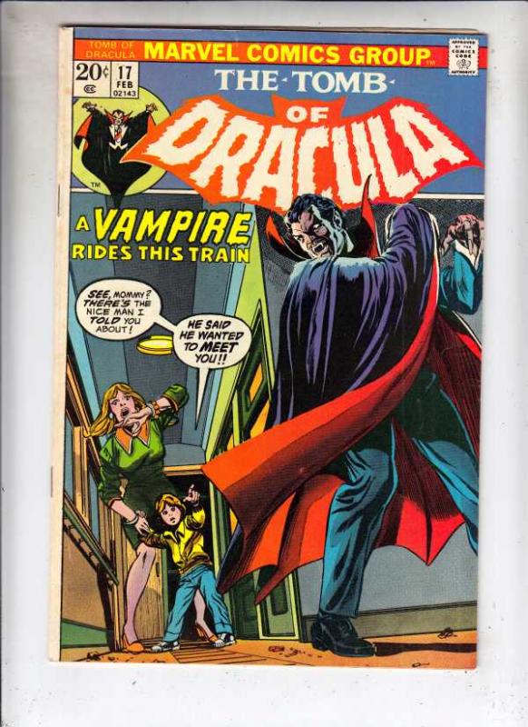 Tomb of Dracula #17 (Feb-74) FN/VF Mid-High-Grade Dracula