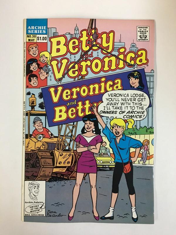 BETTY & VERONICA (1987)30 VF-NM May 1990 COMICS BOOK