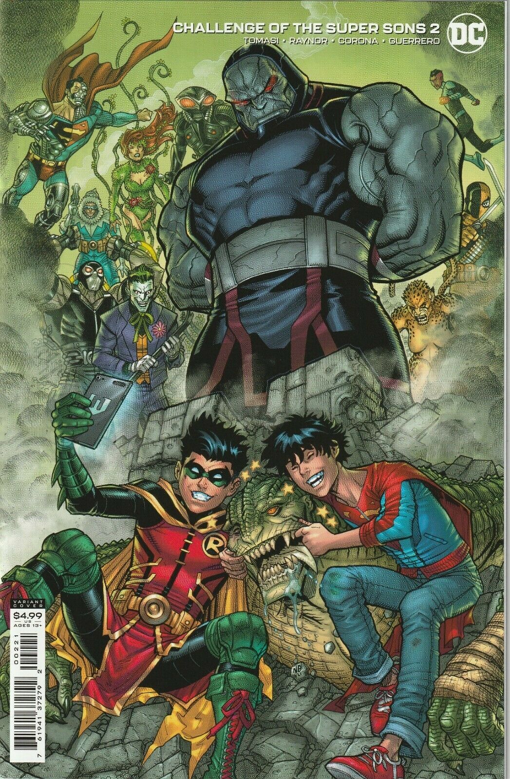 Super Sons # 8 Variant Cover NM DC 
