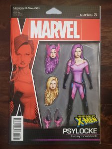 Uncanny X-Men 1 Psylocke Action Figure Variant