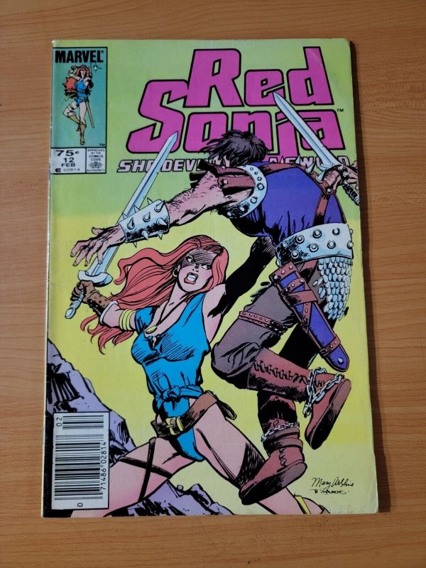 Red Sonja v3 #12 Newsstand Variant ~ FINE FN ~ 1986 Marvel Comics