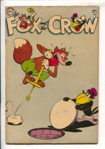 The Fox and the Crow #19 1954-DC-Pogo stick into open man hole cover-slapstic...