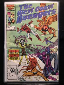 West Coast Avengers #10 Direct Edition (1986)