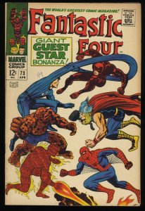 Fantastic Four #73 FN/VF 7.0 Thor Spider-Man Daredevil Appearance!