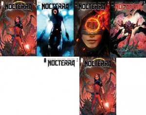 NOCTERRA #1 A-E + GLOW IN THE DARK VARIANT 6 COVER SET! JOCK! CAPULLO! BOSSLOGIC