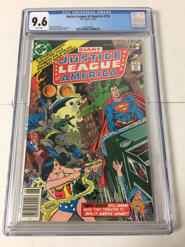 Justice League Of America 155 Cgc 9.6 White Pages