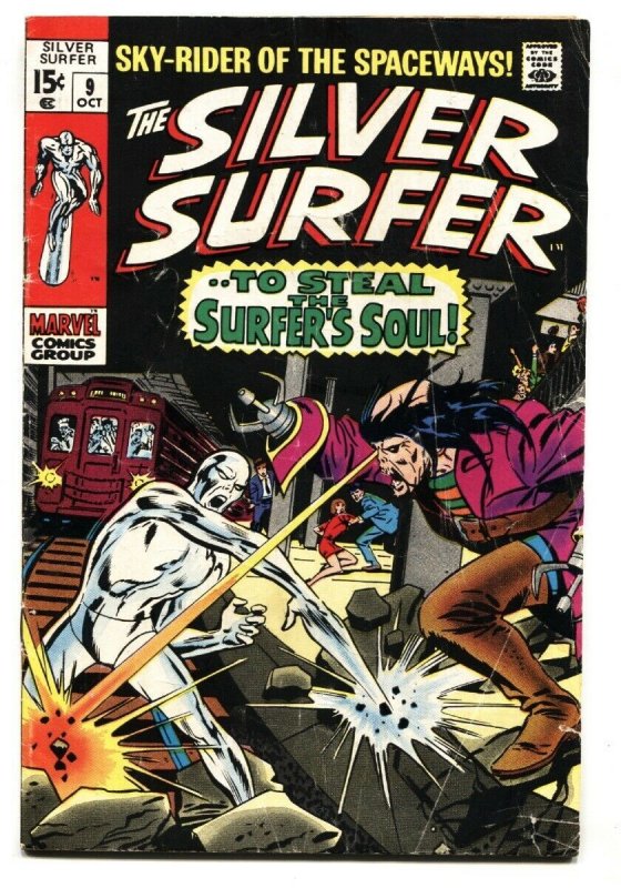 Silver Surfer #9 1969-Marvel-Mephisto-John Bucsema art-VG